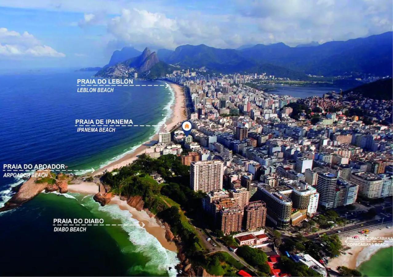 Apartamento 30 Secs To The Beach, 3 Balconies, 2 Bdrms Ensuite Río de Janeiro